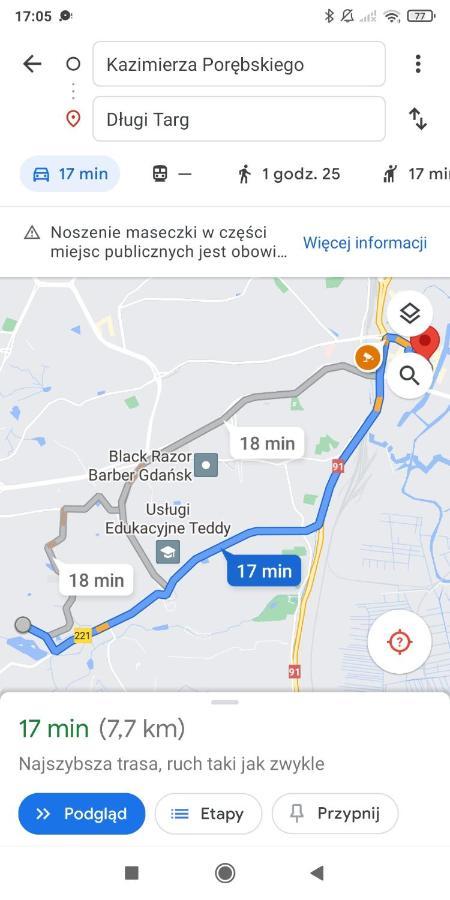 Przytulna Kawalerka Z Ogrodem * Danzica