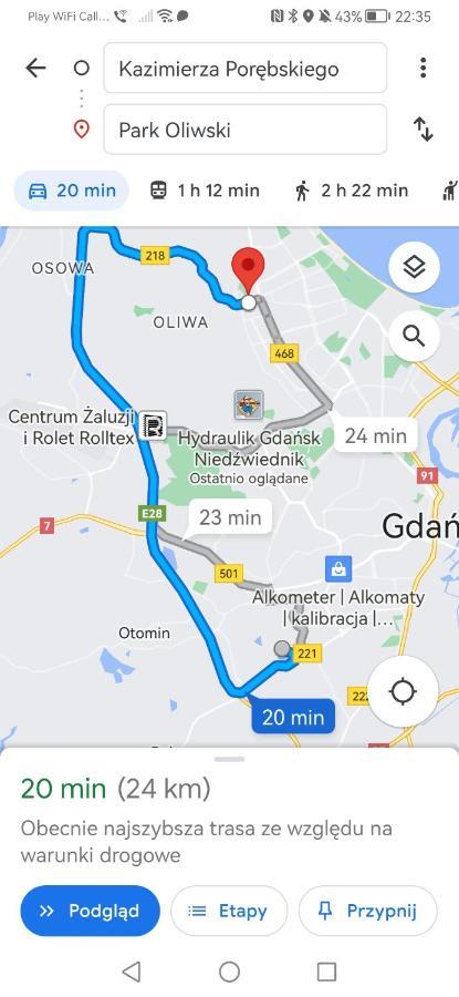 Przytulna Kawalerka Z Ogrodem Danzica